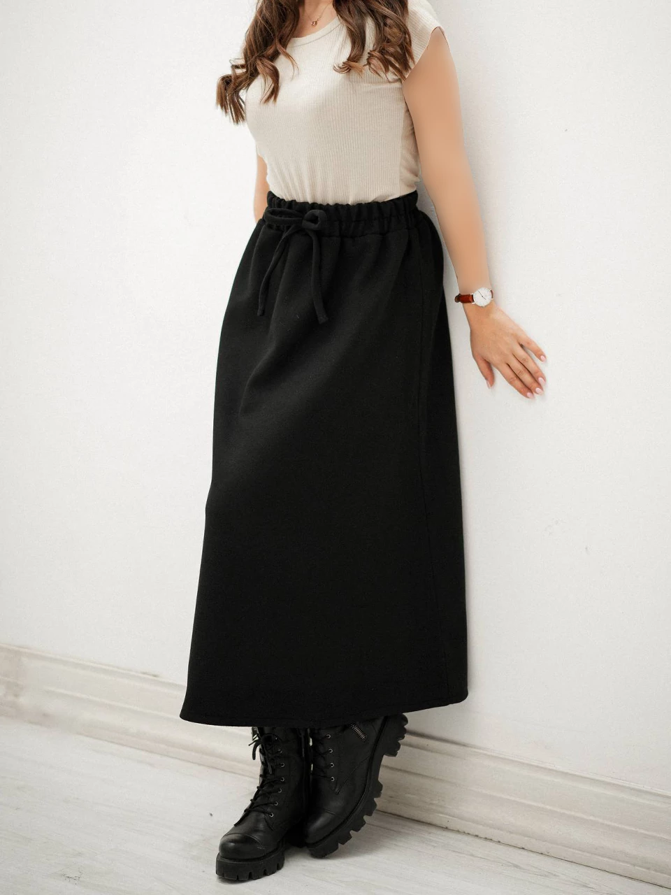 دامن پارچه ای لانگ 31085 فوتر RY