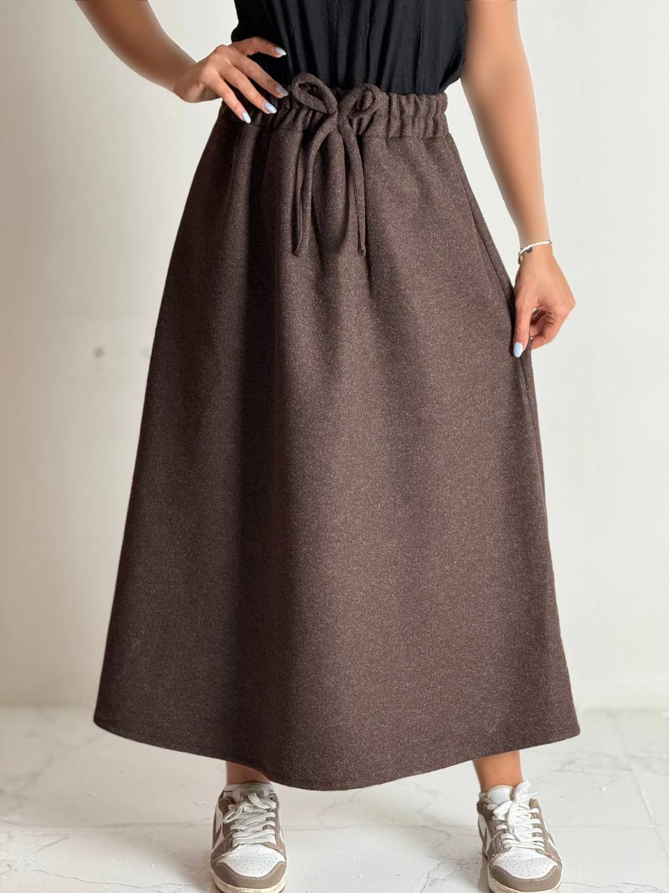 دامن پارچه ای لانگ 31085 فوتر RY