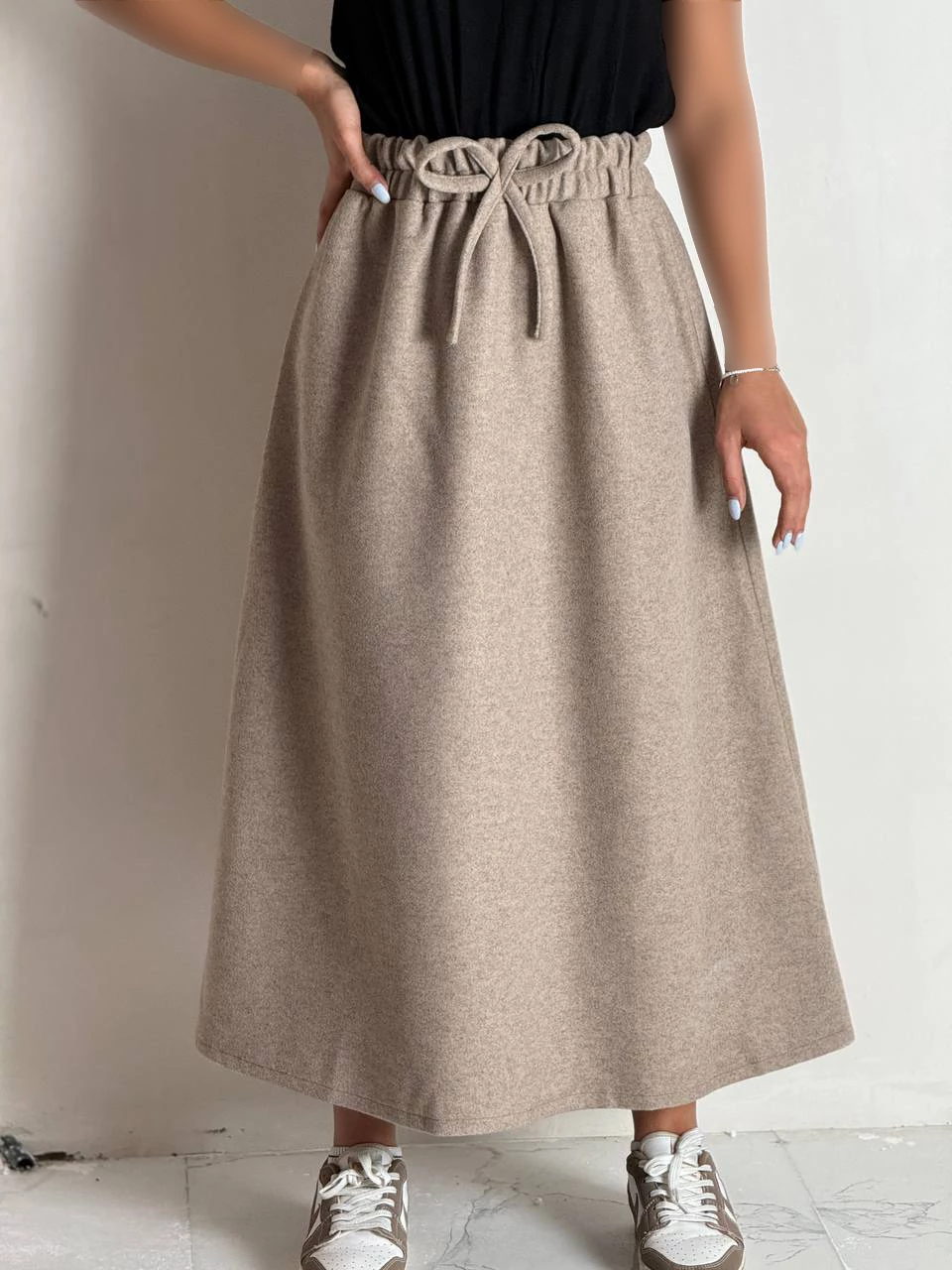 دامن پارچه ای لانگ 31085 فوتر RY