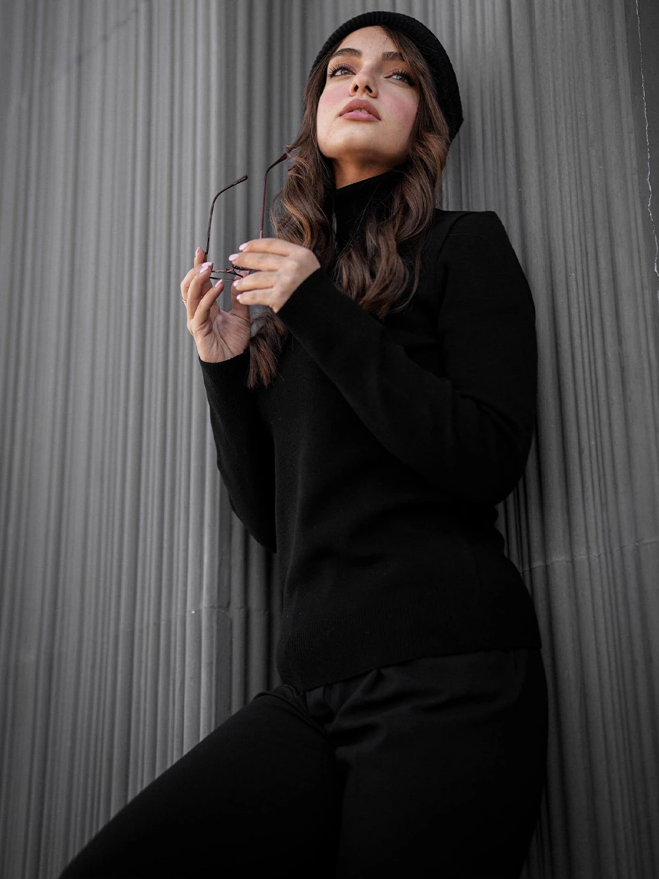 بافت یقه اسکی 605 آستین بلند ID