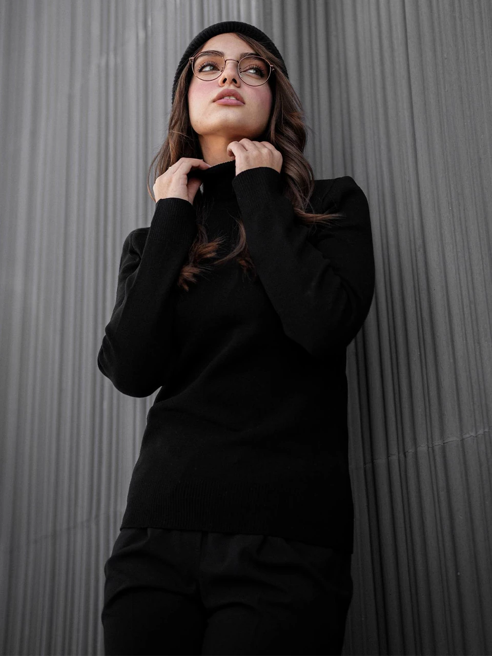 بافت یقه اسکی 605 آستین بلند ID