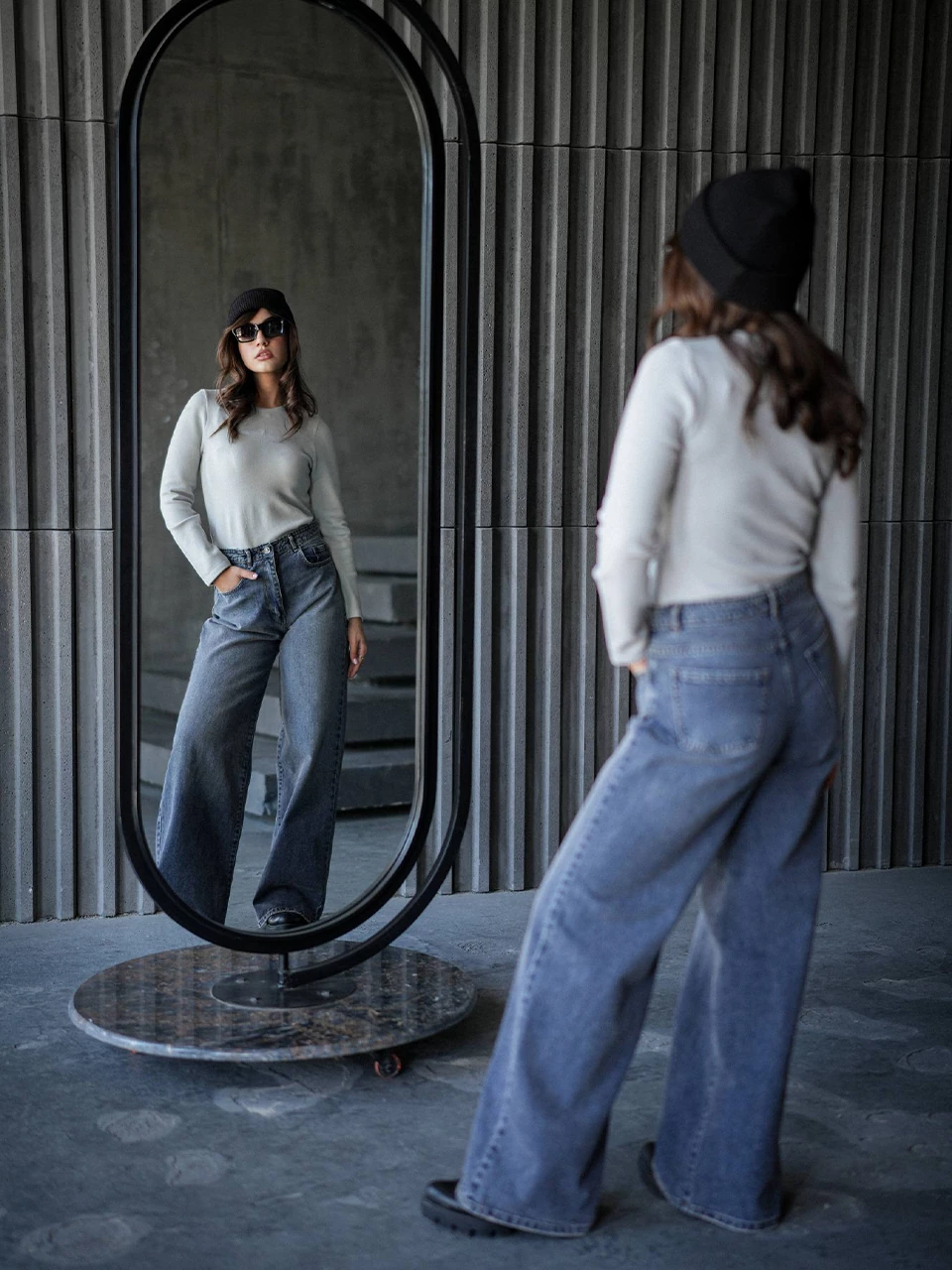 بافت یقه گرد 610 آستین بلند ID