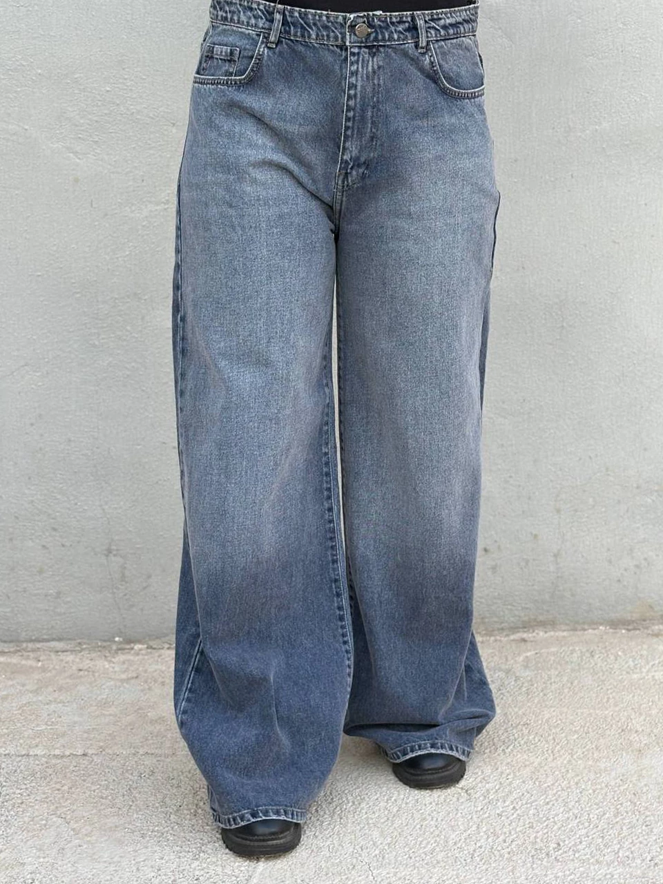 شلوار جین واید 10318 RY