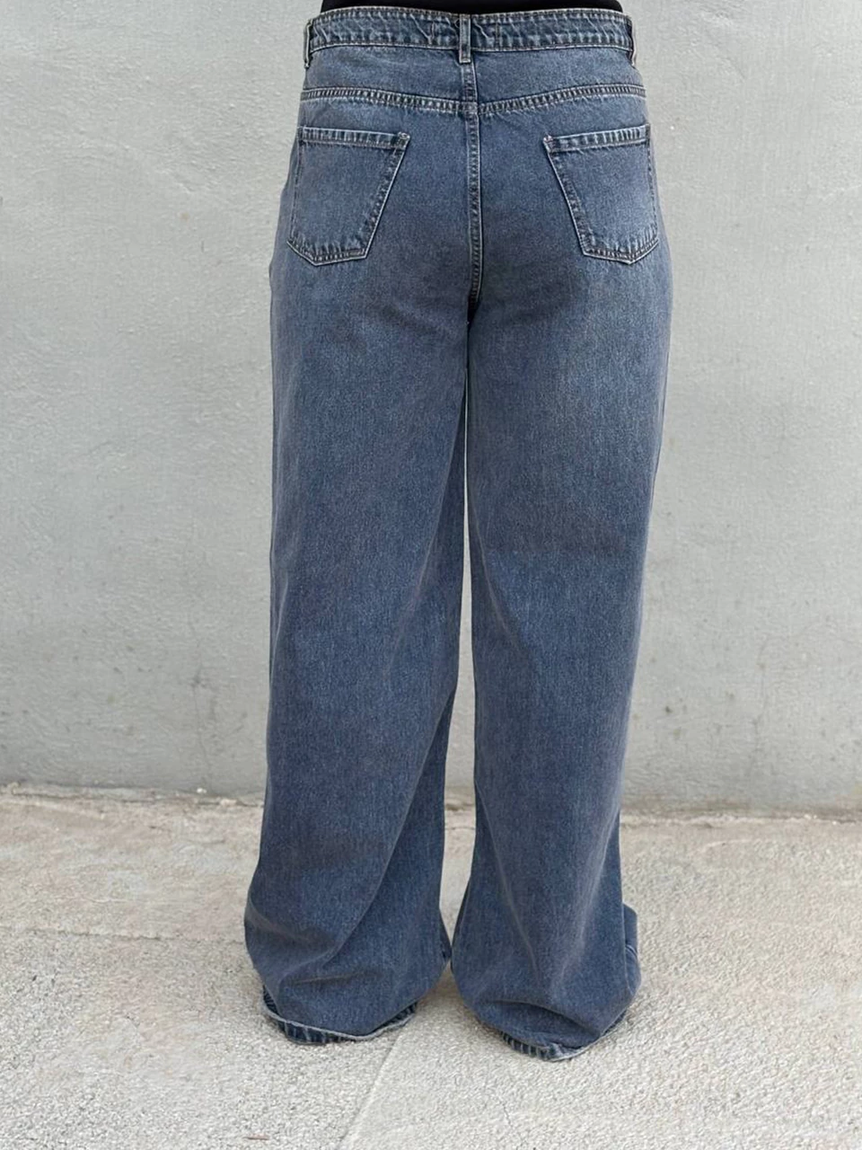 شلوار جین واید 10318 RY