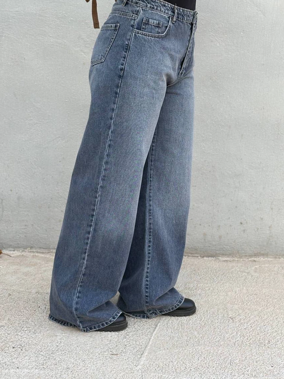 شلوار جین واید 10318 RY