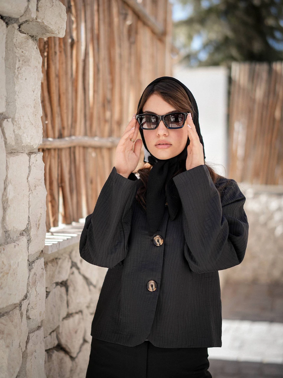 بارانی میدی کتی 71221 فریال یقه دیپلمات RY