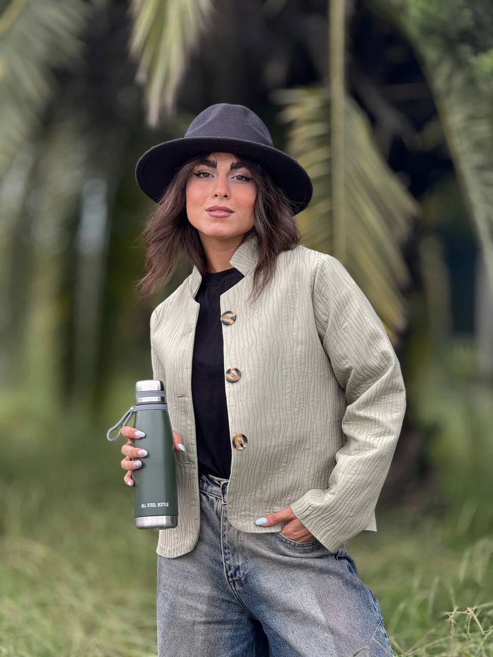 بارانی میدی کتی 71221 فریال یقه دیپلمات RY