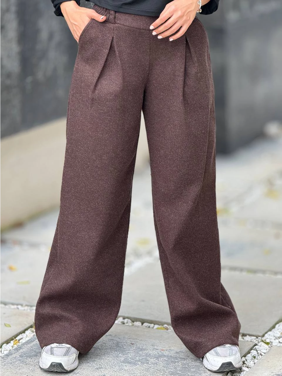 شلوار پارچه ای بگ 31084 فوتر پیله دو قلو RY