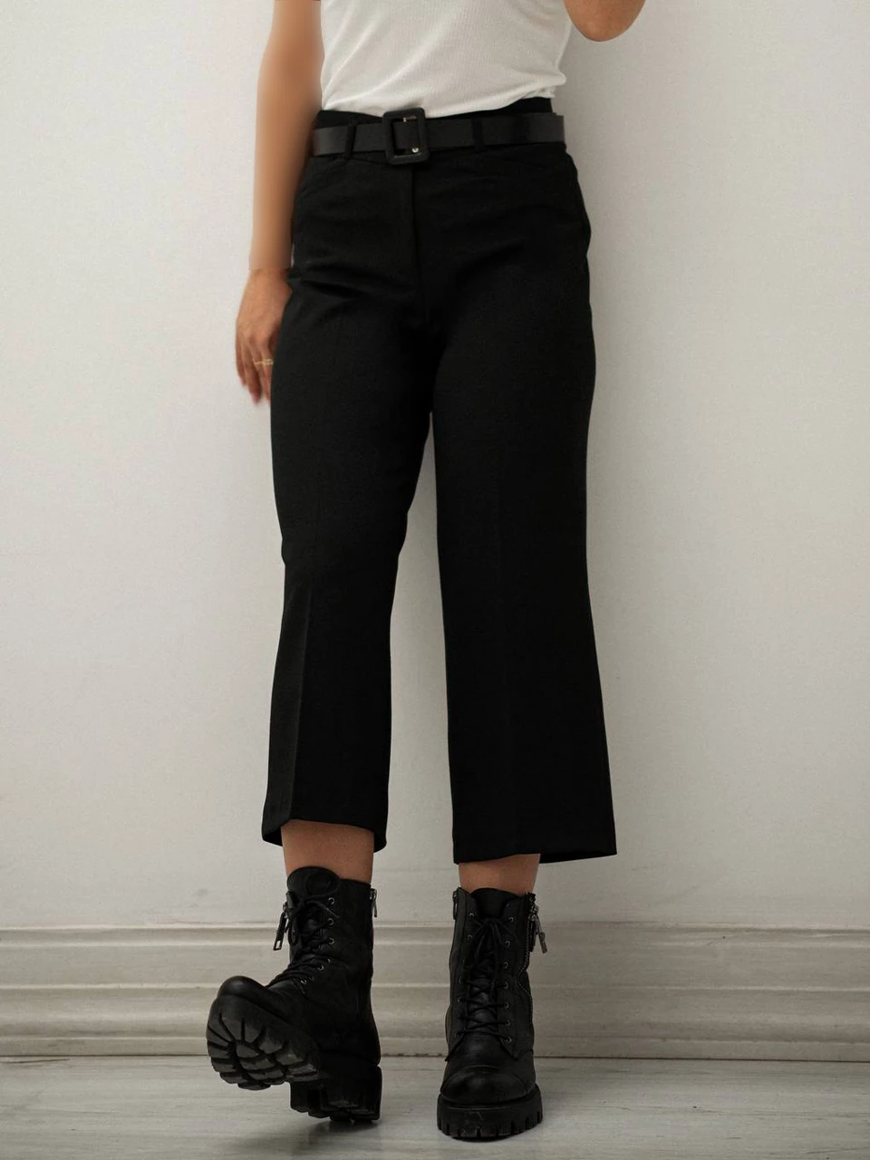 شلوار پارچه ای راسته گشاد 889 گاباردین ادل BY