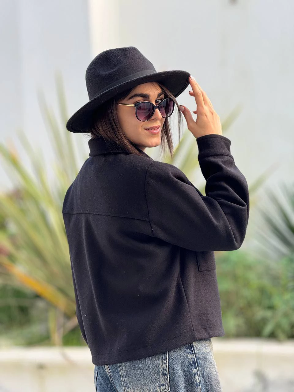 پالتو مینی کتی 71236 فوتر دو جیب زیپ دار RY