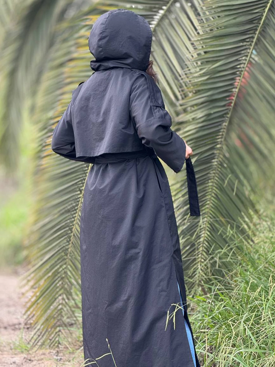 بارانی لانگ 71213 کلاهدار RY