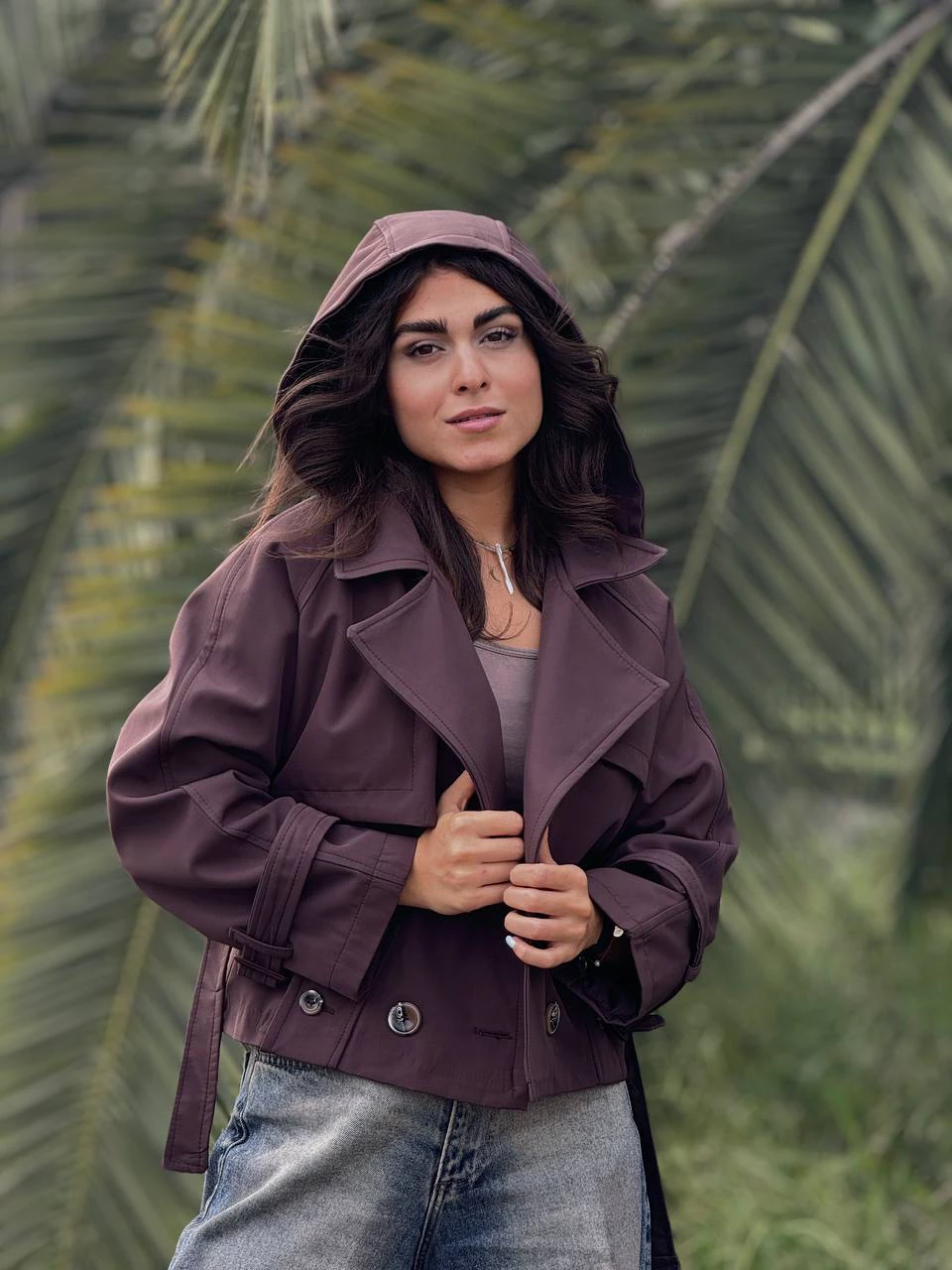 بارانی مینی 71217 سانتانا کلاهدار RY