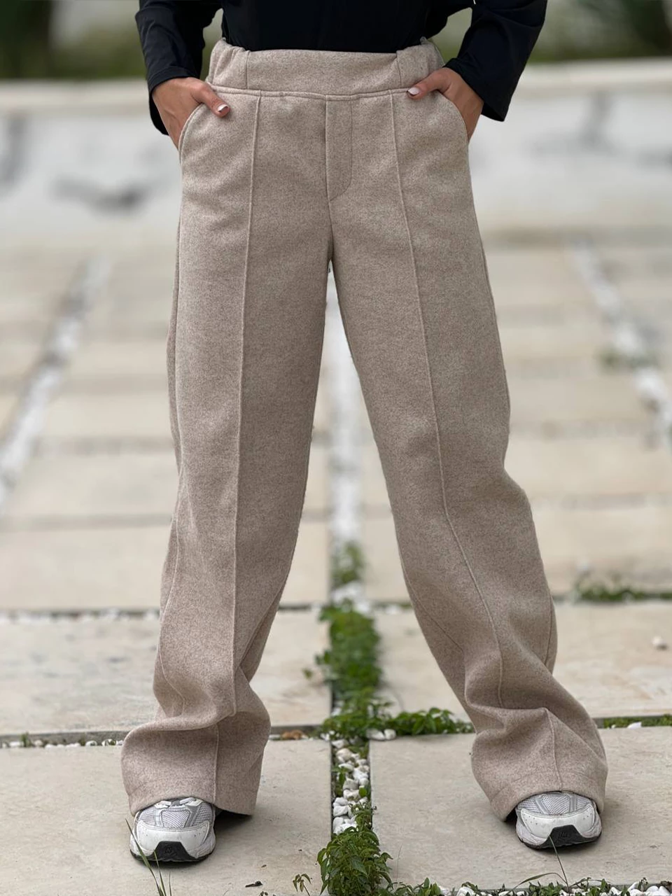 شلوار پارچه ای بگ 31088 فوتر جلو بخیه دار RY