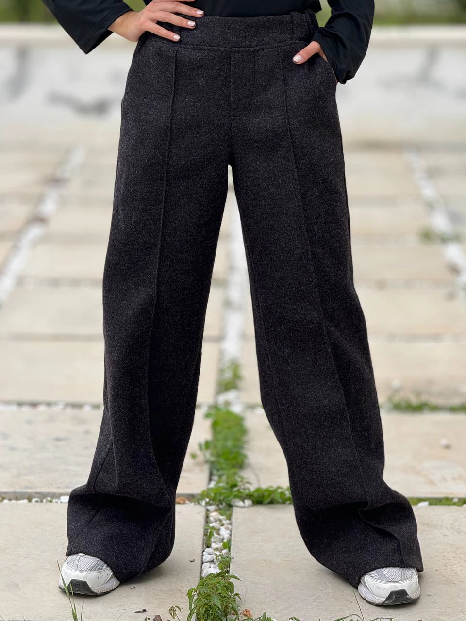 شلوار پارچه ای بگ 31088 فوتر جلو بخیه دار RY