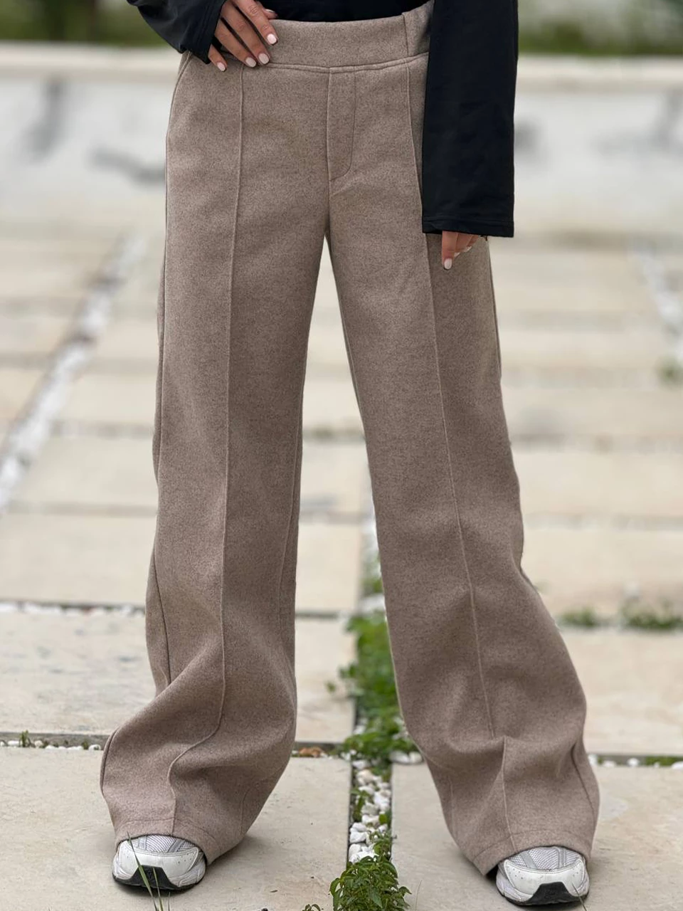 شلوار پارچه ای بگ 31088 فوتر جلو بخیه دار RY