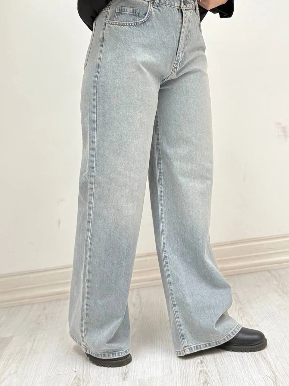 شلوار جین واید 10318 RY