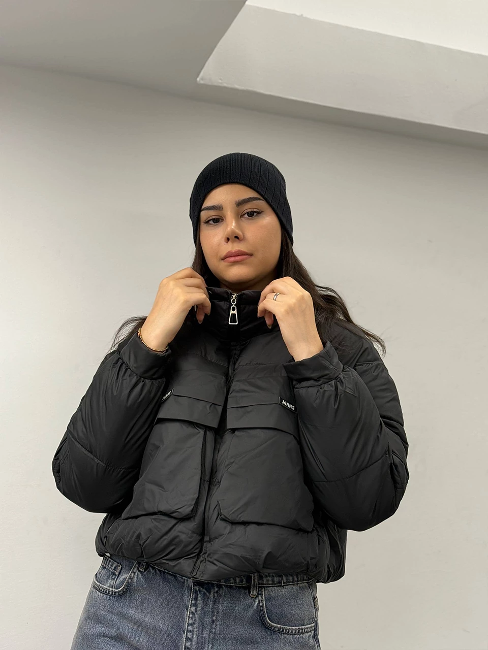 کاپشن مینی 823 یقه گت دار RY