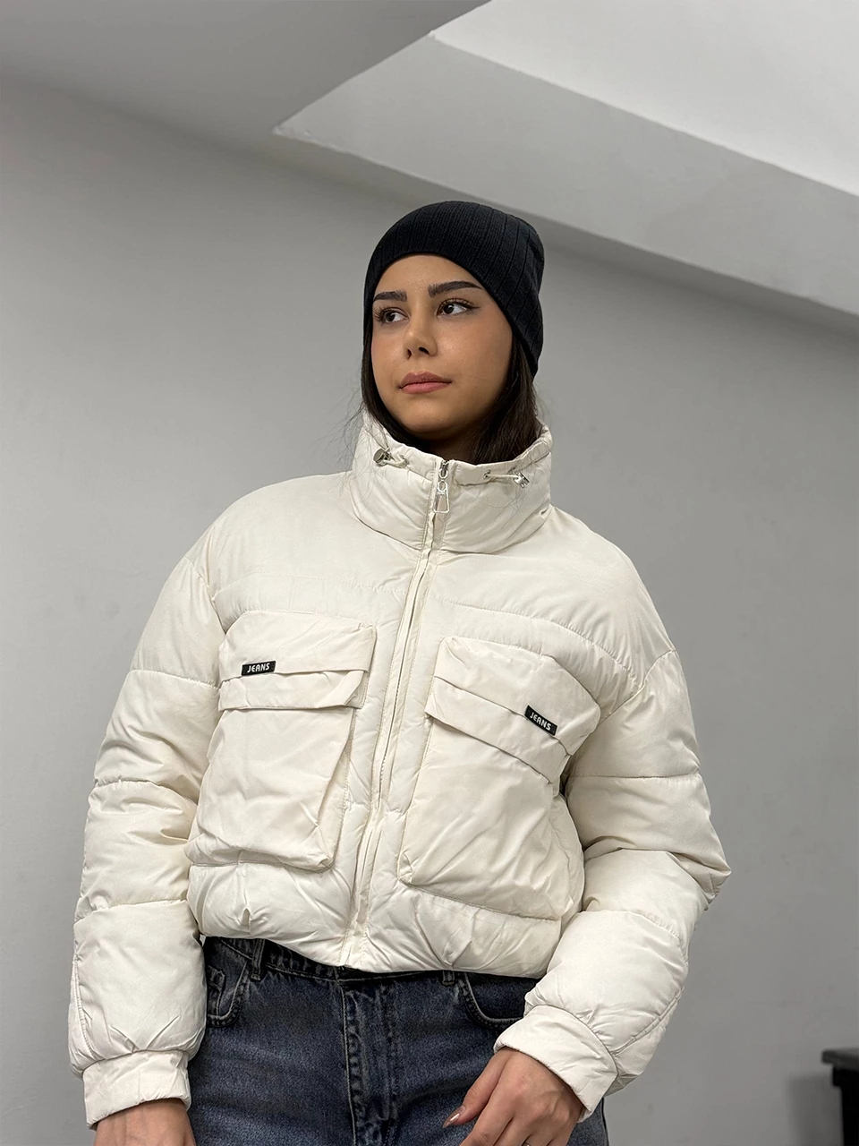 کاپشن مینی 823 یقه گت دار RY