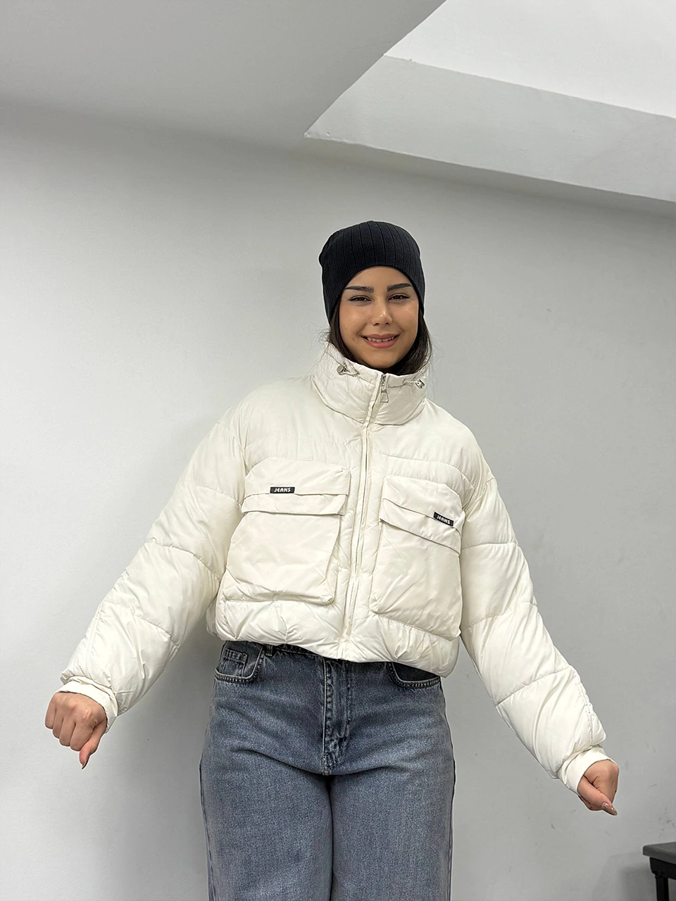 کاپشن مینی 823 یقه گت دار RY