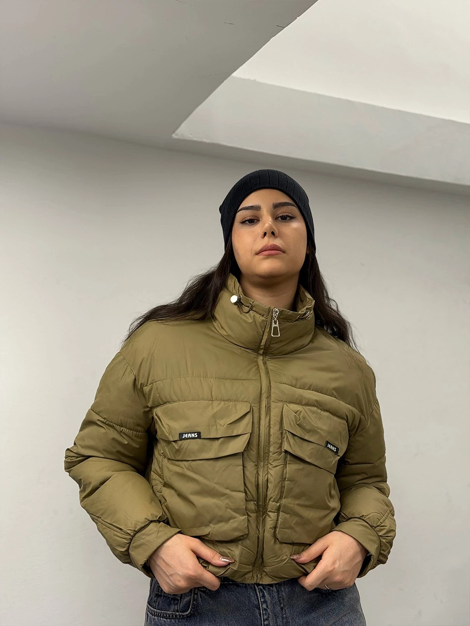 کاپشن مینی 823 یقه گت دار RY