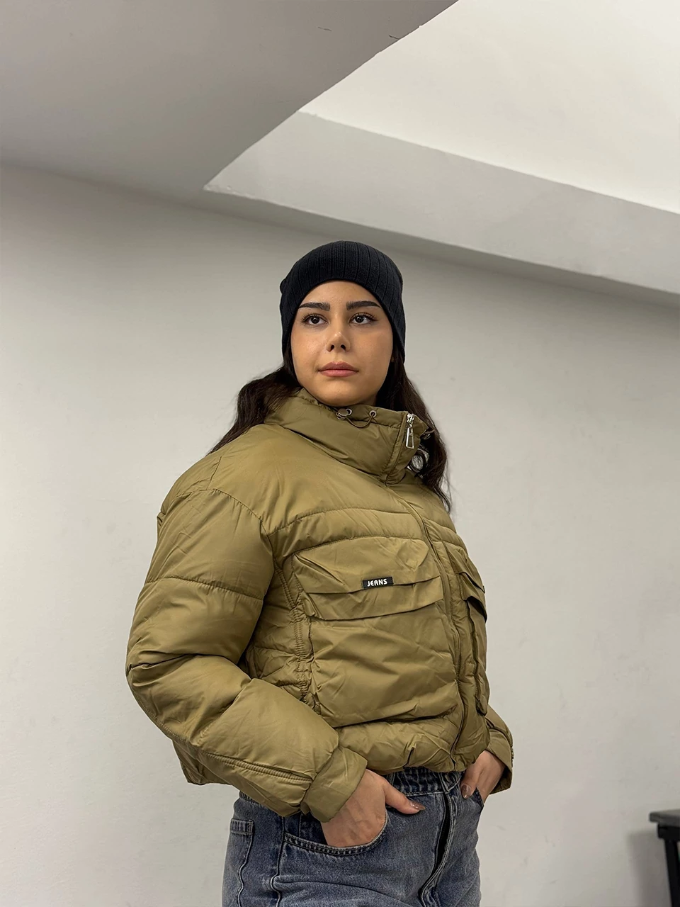 کاپشن مینی 823 یقه گت دار RY