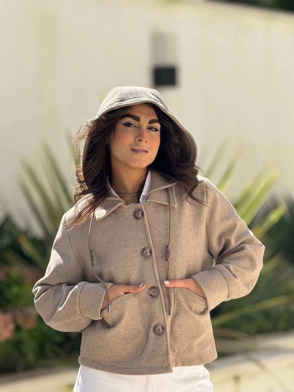 پالتو مینی کتی 71237 فوتر ترکیبی کلاهدار RY