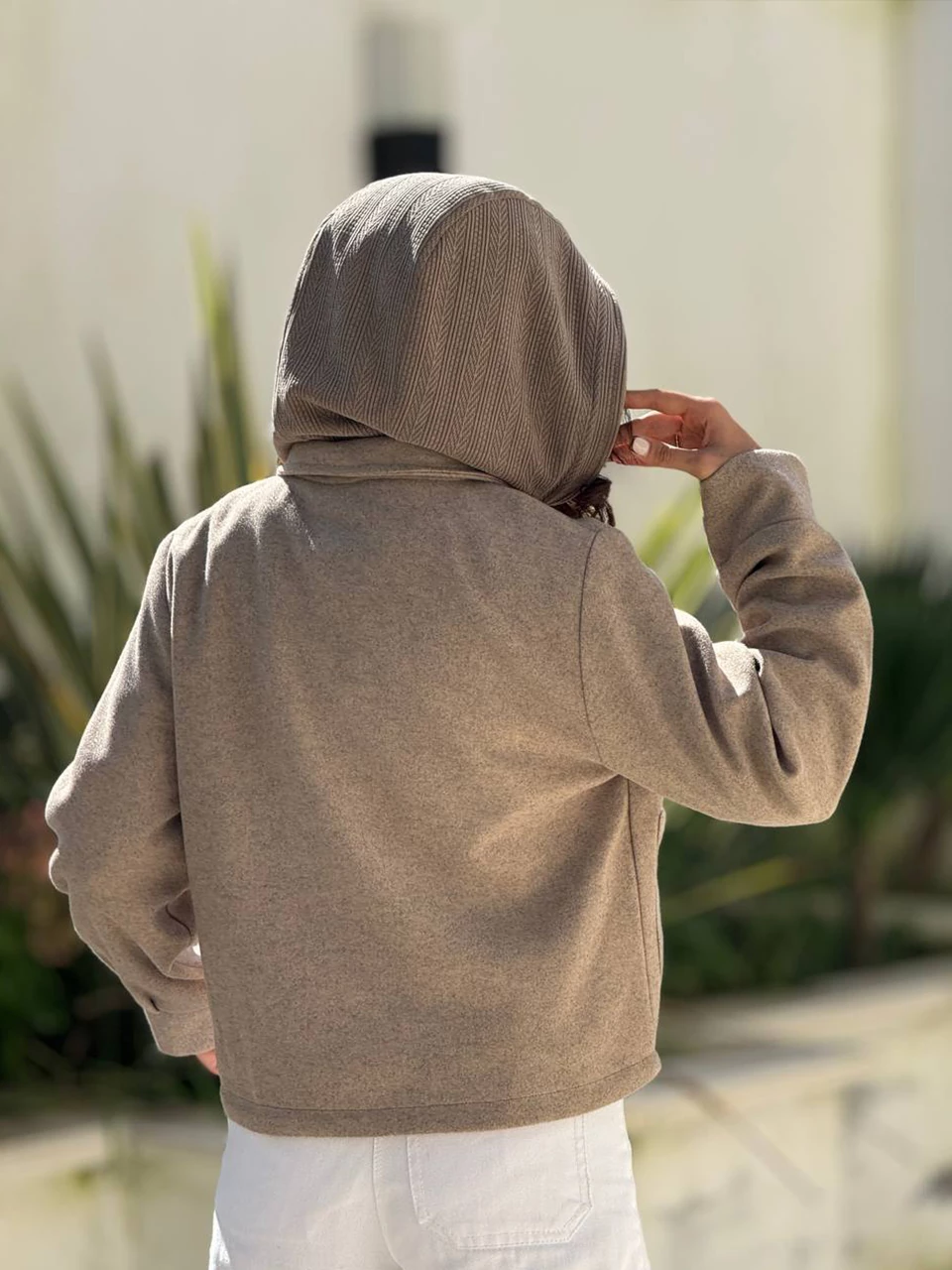 پالتو مینی کتی 71237 فوتر ترکیبی کلاهدار RY