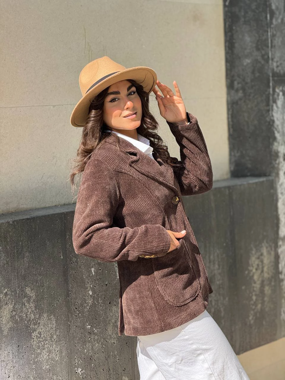 پالتو میدی کتی 71234 لمزور بیسکوئیتی پشت چاکدار RY