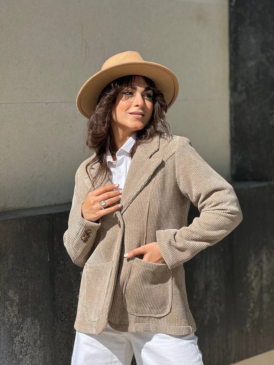 پالتو میدی کتی 71234 لمزور بیسکوئیتی پشت چاکدار RY