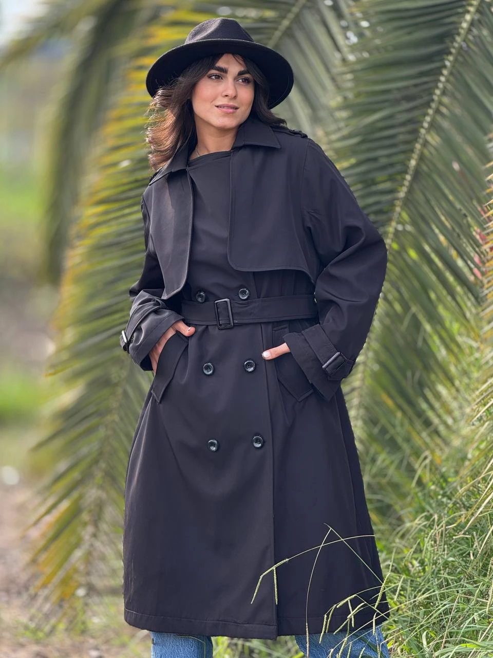 بارانی لانگ 71214 سانتانا کلاسیک سایز بزرگ RY