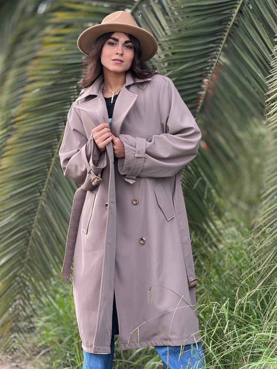 بارانی لانگ 71214 سانتانا کلاسیک سایز بزرگ RY