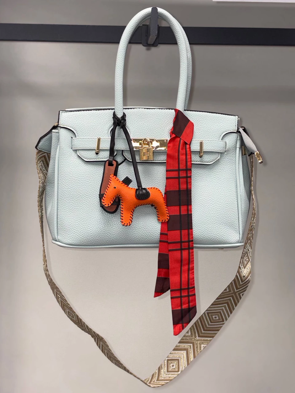 کیف دوشی r1081 هرمس شال دار