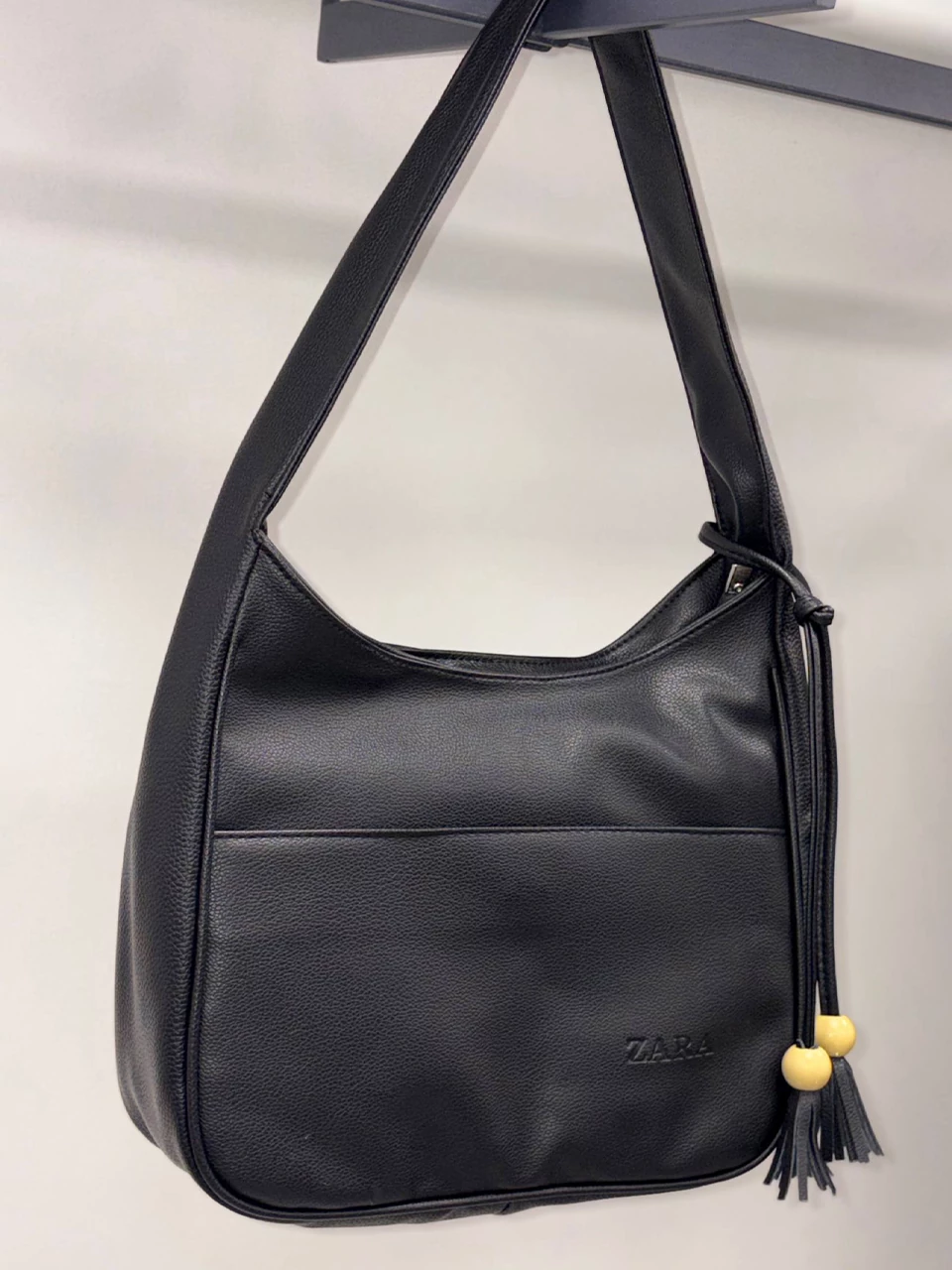 کیف دوشی 4024 شل دو زیپ منگوله دار