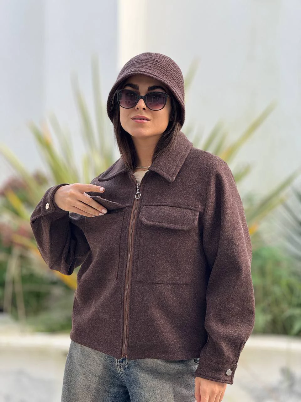 پالتو مینی کتی 71236 فوتر دو جیب زیپ دار RY