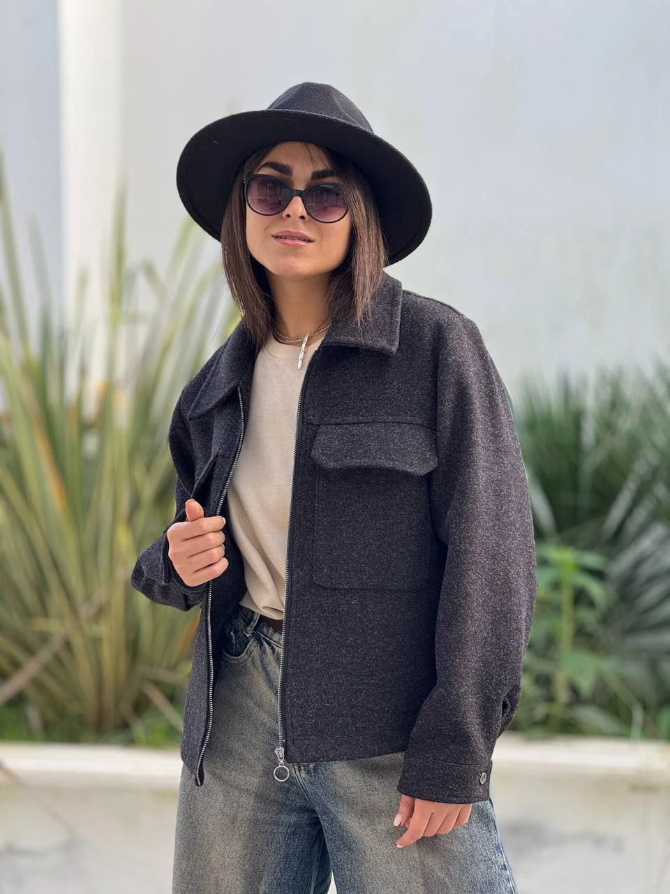 پالتو مینی کتی 71236 فوتر دو جیب زیپ دار RY