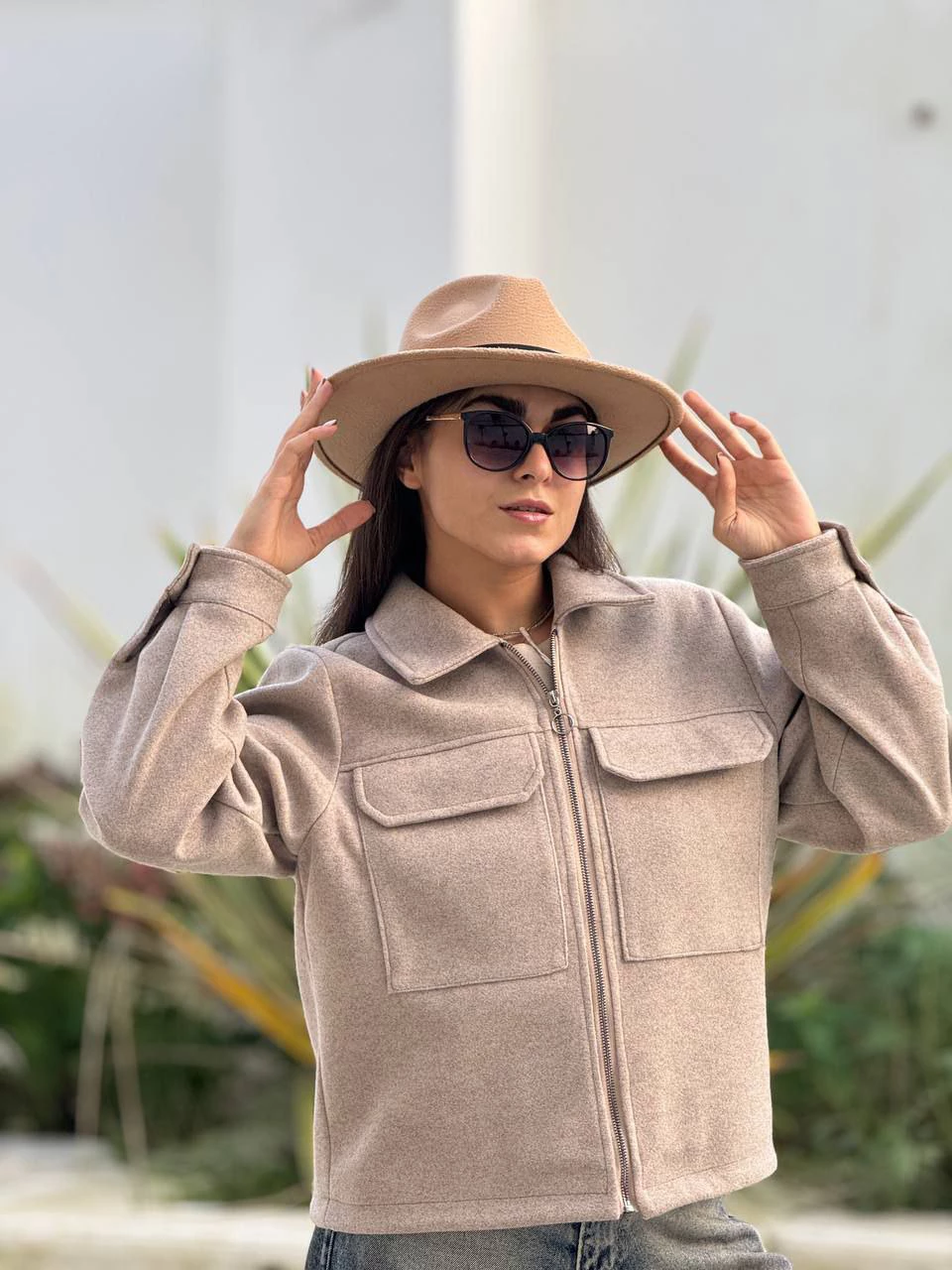 پالتو مینی کتی 71236 فوتر دو جیب زیپ دار RY