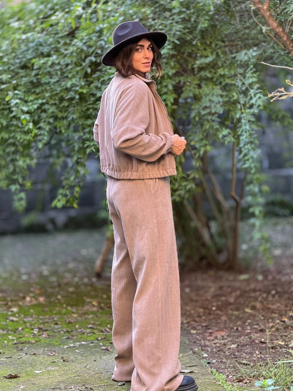 ست بامبر و شلوار بگ 71239 مراکشی کیمونو RY