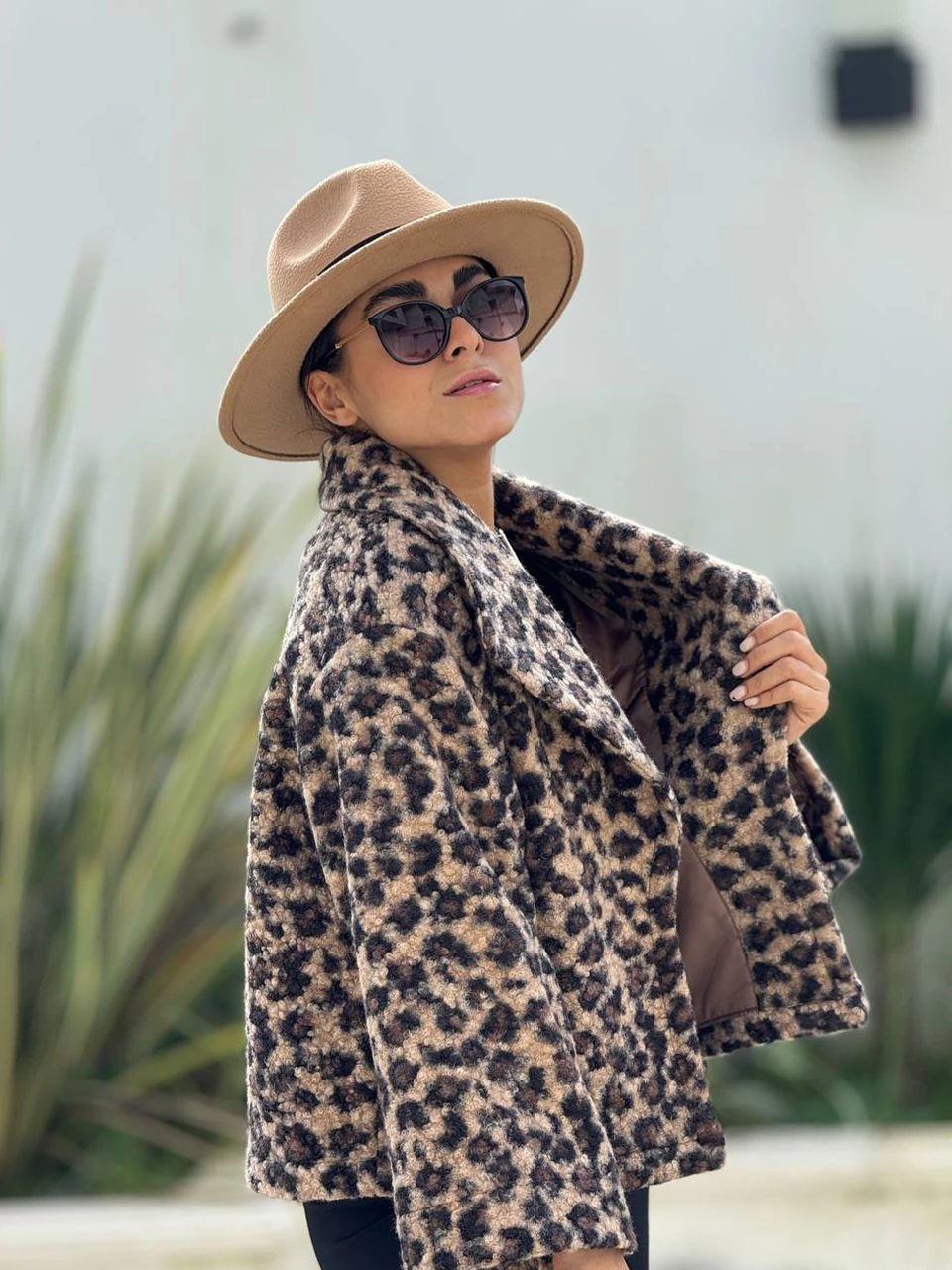 پالتو مینی یقه آمریکایی 71249 پلنگی RY