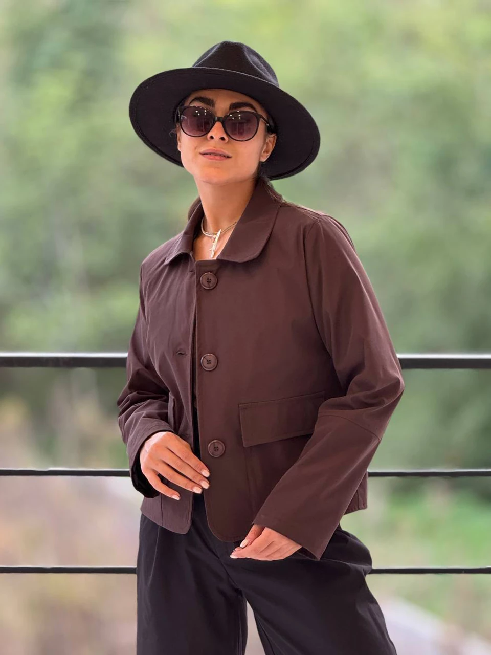 بارانی مینی 1055 پارکا یقه ب ب RY