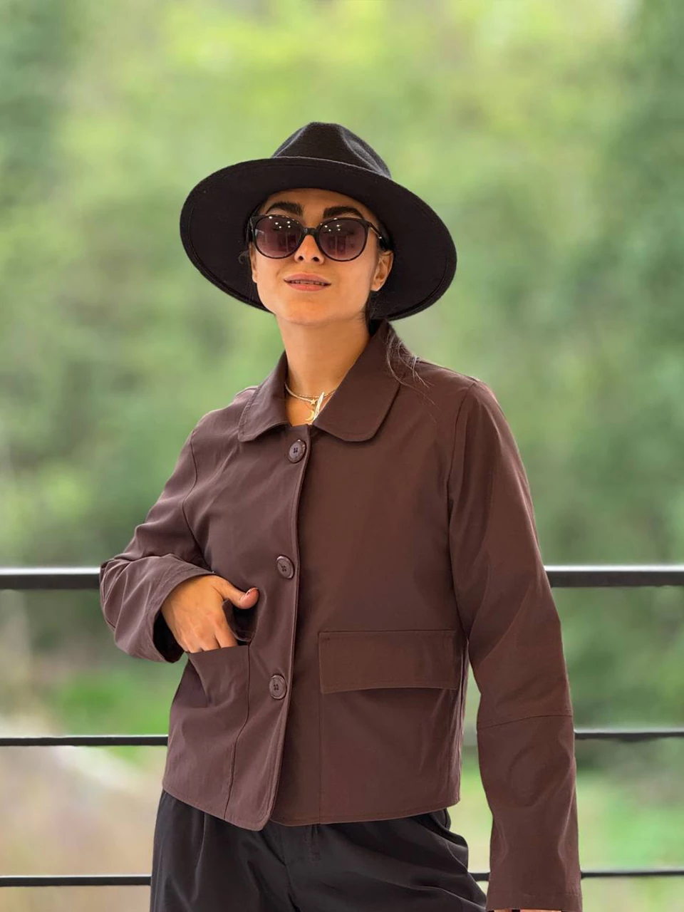 بارانی مینی 1055 پارکا یقه ب ب RY