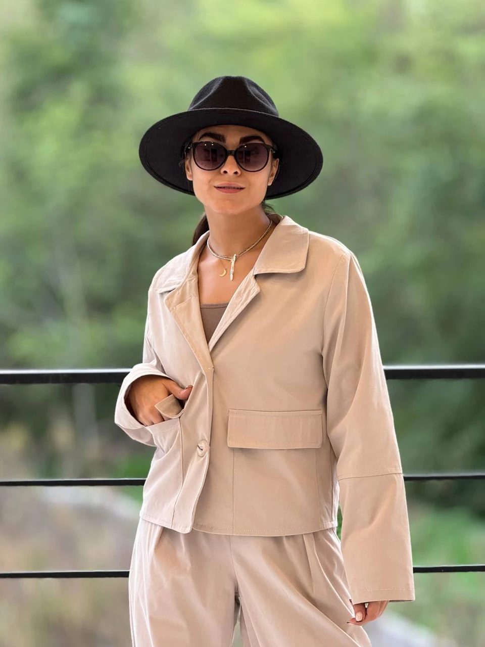 بارانی مینی 1055 پارکا یقه ب ب RY