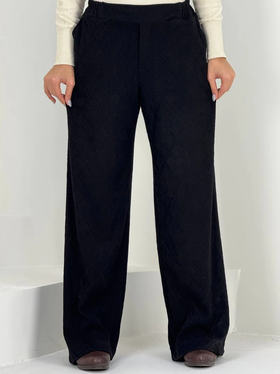 شلوار بافت بگ 31090 نقش دار RY