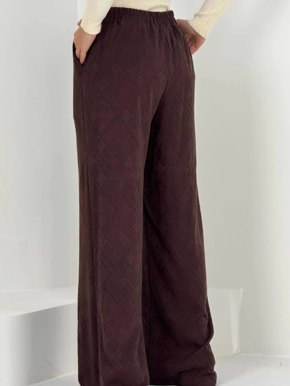 شلوار بافت بگ 31090 نقش دار RY