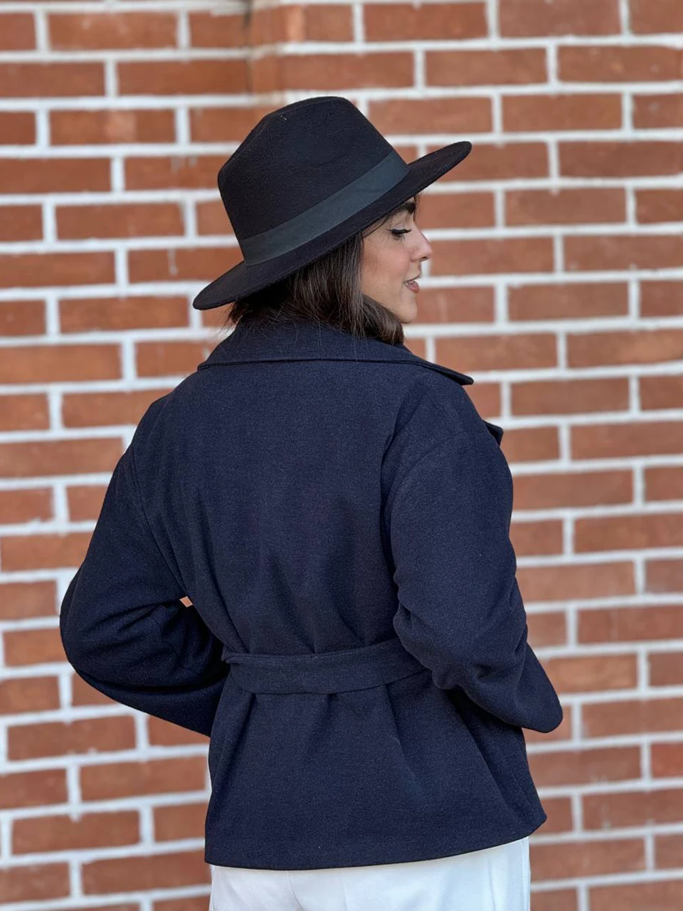 پالتو میدی کتی 71246 فوتر یقه انگلیسی پهن RY