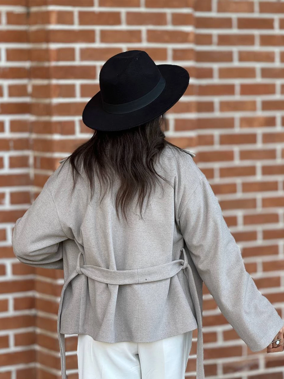 پالتو میدی کتی 71246 فوتر یقه انگلیسی پهن RY