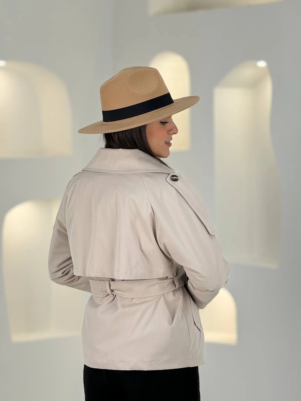 بارانی میدی 1052 یقه بلند پارکا RY