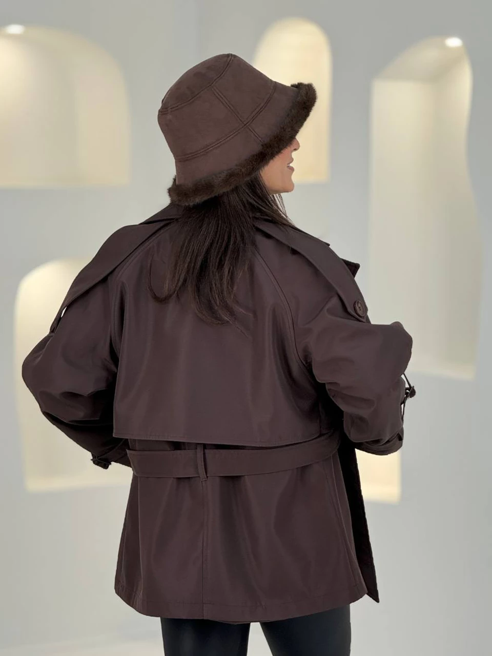 بارانی میدی 71260 سانتانا سه دکمه دو شنل RY