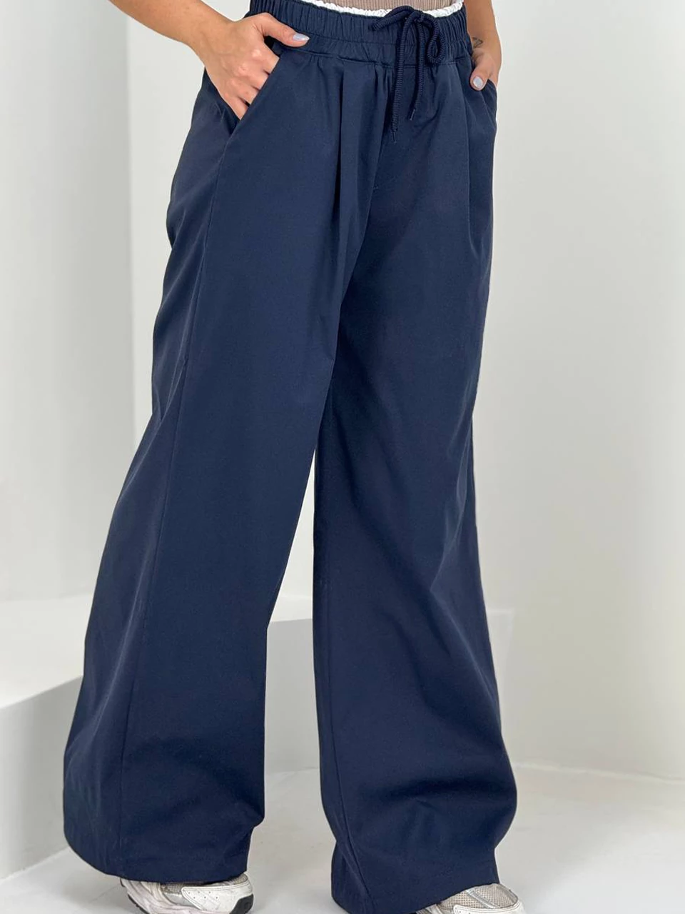 شلوار پارچه ای بگ 1308 دو کمر پارکا RY