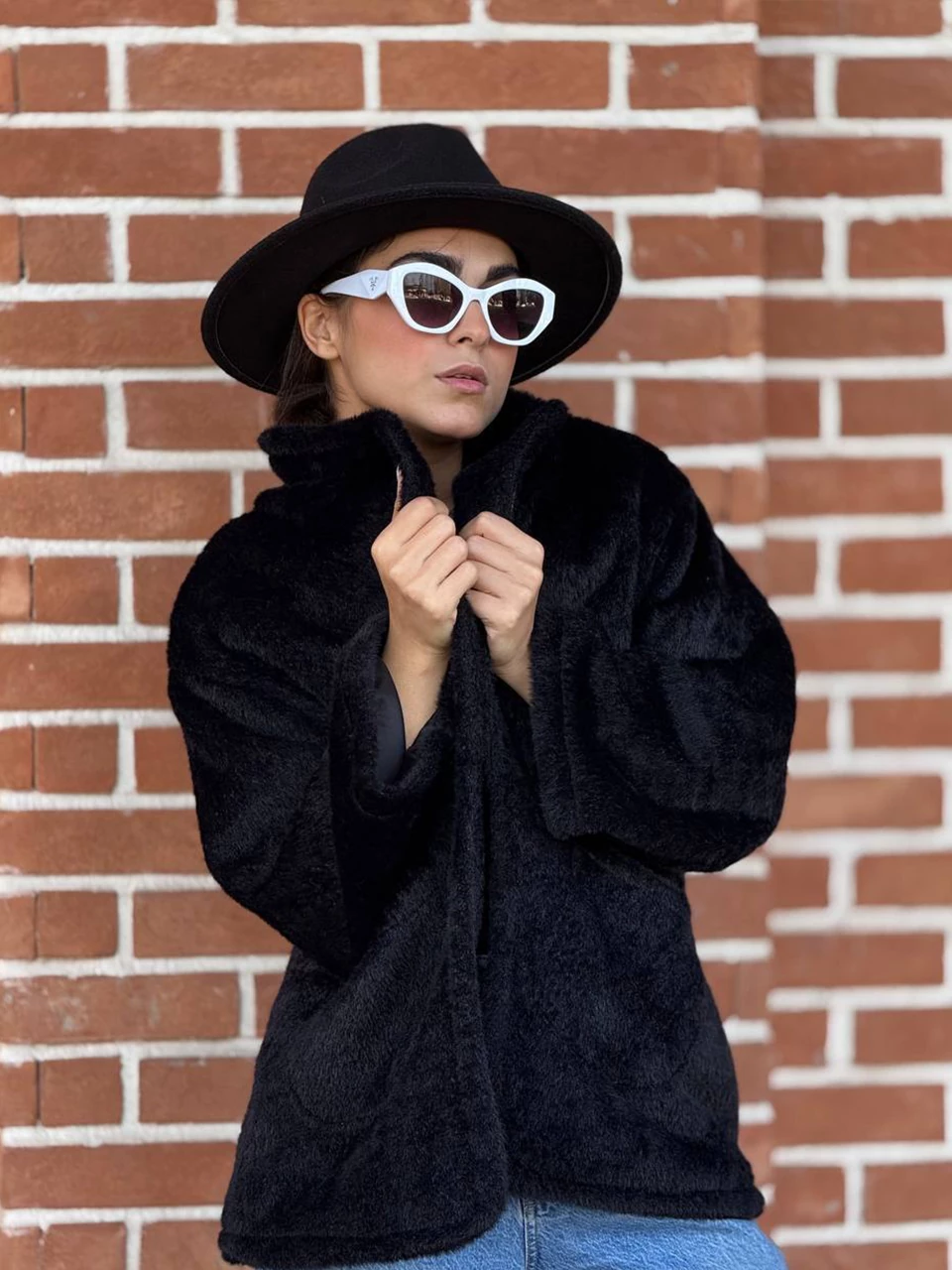 پالتو میدی کتی 71250 یقه آمریکایی دو جیب ربیت RY