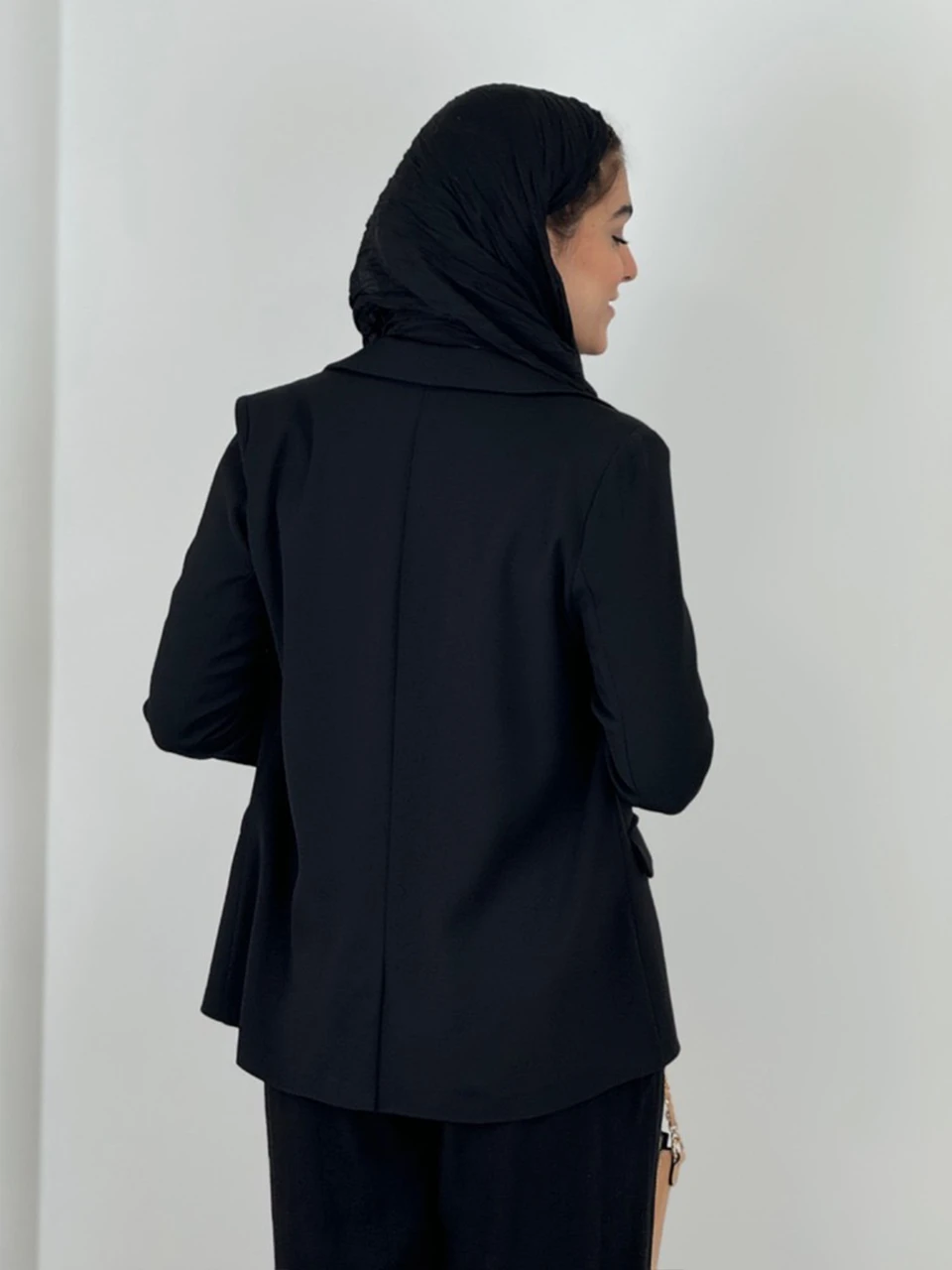 کت میدی 61553 آستین برگردان مورگان RY
